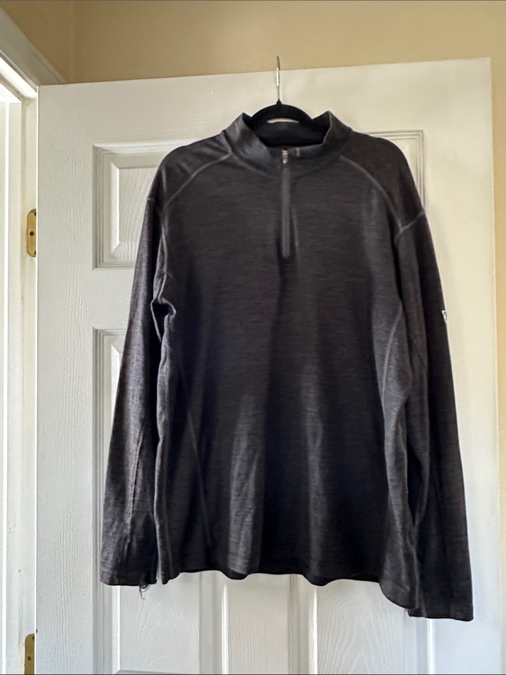 Kuhl Men's Dark Gray Half-Zip Pullover Sweater